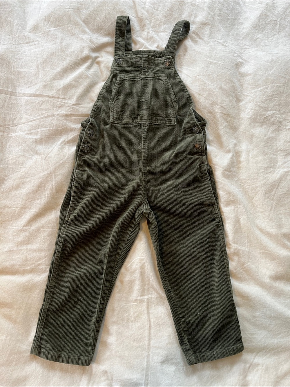 Zara cotton corduroy overalls